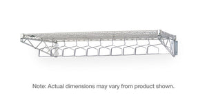 Metro acero inoxidable a muro Mount Garment Rack