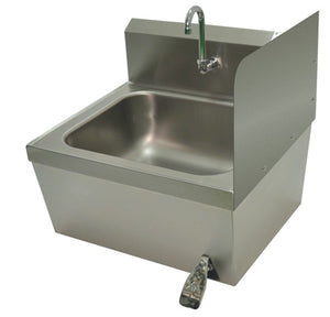 Salpicadera lateral atornillable 12 pulg alto para lavamanos