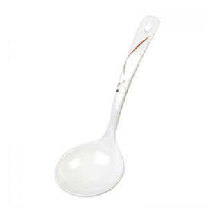 Cucharón para sopa de melamina Bamboo 1 oz 7" x 2 1/2"