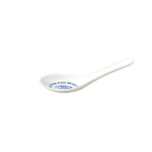 Cuchara para sopa wonton de melamina Blue Dragon 3/4 oz 5 5/8" x 1 5/8"
