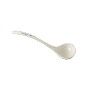 Cucharón para sopa de melamina Blue Bamboo 2 1/2 oz 9 3/4" x 3 3/8"