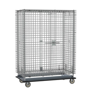 Metro Super Erecta Heavy-Duty Mobile Security Shelving Unit, cromado 28.0625 x 68.4375 pulg