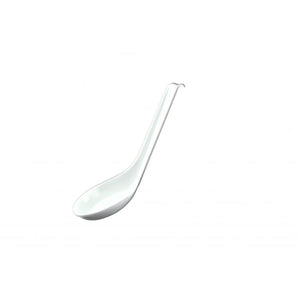 Cuchara sopera de melamina blanco 0.6 oz 6" x 1 3/4"