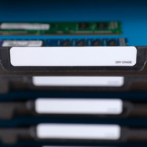 Metro ESD-TRAYLBL Reusuable Dry-Erase Labels para ESD1826T ESD Safe Electronics charola, Pack of 10 0.03 x 3.72 x 0.59 pulg