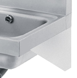 Soporte tubular a muro para lavamanos