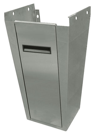 Base pedestal de acero inoxidable para lavamanos 16 x 20 pulg