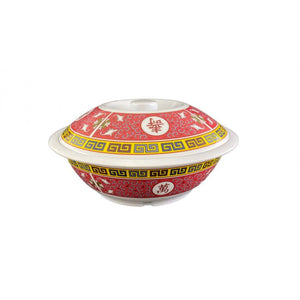 Bowl de servicio con tapa de melamina Longevity 75 oz 10"