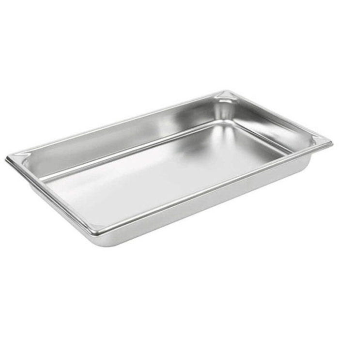 1/2 Size 6" Deep Anti-Jam Stainless Steel Steam Table / Hotel Pan - 22 Gauge