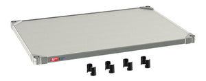Carro de anaquel Metro Super Erecta de 1 repisas Autoclavable/carro-Washable acero inoxidable SES-SOLID-NFS-T316