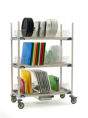 Rack de secado Metro para charolas 26.3125 x 67.3125 pulg PRVX2-XDR