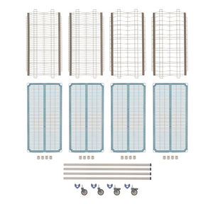 Rack de secado Metro para charolas 24.25 x 47.75 x 74.1875 pulg PR48VX4