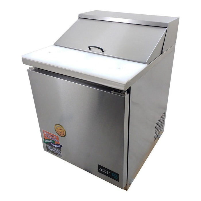 MESA REFRIGERADA DE PREPARACION ENSALADAS 6 INSERT. GN 1/6 DE 4" DE PROFUND. + 2 INSERT. GN 1/9 DE 4" DE PROFUND. APTS-27-8 HC