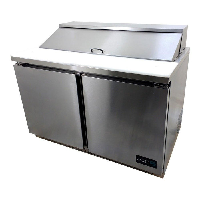 MESA REFRIGERADA DE PREPARACION ENSALADAS 12 INSERT. GN-1/6 DE 4" DE PROFUND. APTS-48-12 HC