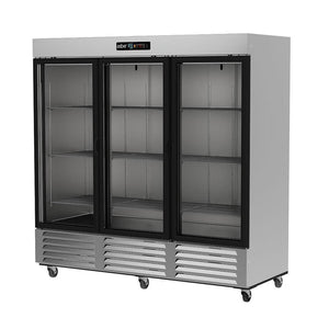 REFRIGERADOR 3 CUERPOS PROFESSIONAL LINE 3 PUERTAS DE CRISTAL. ARR 72 G H HC