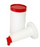 BOTELLA JUGO 1 LITRO COLOR ROJO