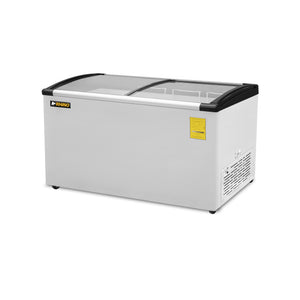 Congelador Tapa de Cristal Curvo 10 pies