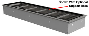 Unidad fría para insertos 87-1/2 x 26-3/4 x 12-15/16 pulg drop-in acero inoxidable 304 calibre 18