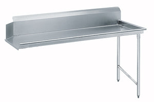 Mesa limpia para lavavajillas lado derecho 47 x 30 x 34 pulg