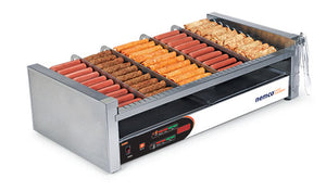 Roller grill digital para 30 hot dogs cromado
