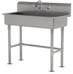 Tarja de servicio de piso con llave 40 x 19-1/2 x 42-1/2 pulg