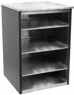 GABINETE PARA LOZA BAJO BARRA CON 3 ENTREPAÑOS