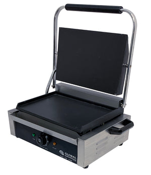 Grill para panini y sándwich con placas lisas