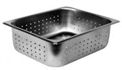 INSERTO MEDIO PERFORADO DE ACERO INOX 10CM/4"