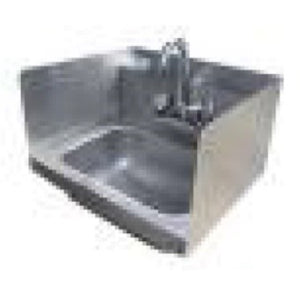LAVAMANO DE AI CON PAREDES LATERALES INCLUYE MEZCLADORA DE 4" CON CUELLO DE GANZO DE 3.5"