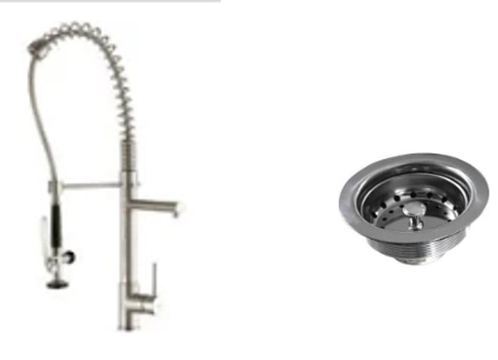 LLAVE DE PRELAVADO A PARED, MEZCLADORA DE 8"
