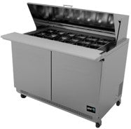 MESA DE REFRIGERACION DE PREPARACION 2 PUERTAS SOLIDAS