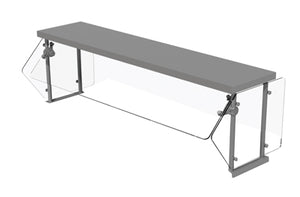 Protector de alimentos Sleek Shield de acero inoxidable 64 x 19-3/4 x 18-3/4 pulg