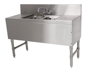 Tarja bajo barra Prestige de 4 tinas 84 x 20 x 36 pulg