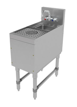 Estación de coctelería bajo barra Prestige 12 x 25 x 36 pulg