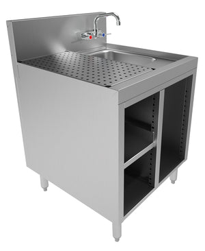 Gabinete escurridor bajo barra Prestige con tarja 24 x 25 x 36 pulg