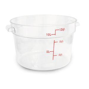 Recipiente Redondo de Policarbonato 12 qt