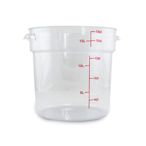 Recipiente Redondo de Policarbonato 18 qt
