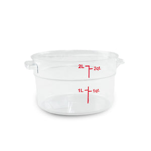 Recipiente Redondo de Policarbonato 2 qt