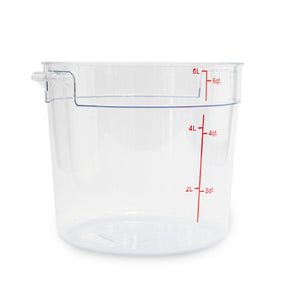 Recipiente Redondo de Policarbonato 6 qt