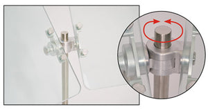 Soporte giratorio horizontal para protector de alimentos Sleek