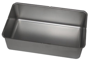 Charola antiderrame de acero inoxidable 12 x 20 x 6-1/4 pulg
