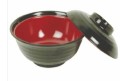 TAZON MISO O TORI DE MELAMIANA ROJO CON NEGRO 295/10OZ