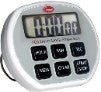TEMPORIZADOR DE COCINA DIGITAL DE 24HORAS CON RELOJ