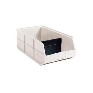 Metro MB30348T Large Stacking Supply Bin, Beige, 20.5 pulg x 8.25 pulg x 7 pulg 8.25 x 20.5 x 7 pulg