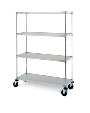 Carro de anaquel Metro Super Erecta de 4 repisas galvanizado