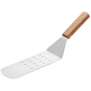 14" acero inoxidable perforado hamburger turner con flexible blade