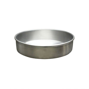 Molde redondo para pastel de aluminio 8" x 2" calibre 1.0 mm