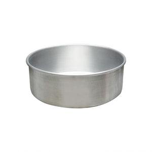 Molde redondo para pastel de aluminio 8" x 3" calibre 1.0 mm