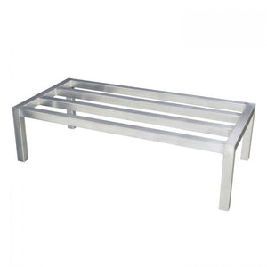 Anaquel dunnage de aluminio 20" x 48" x 12" capacidad 1800 lb