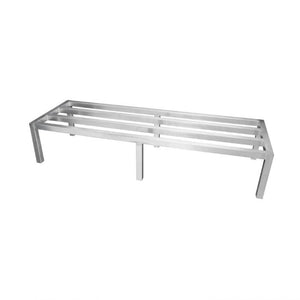 Anaquel dunnage de aluminio 20" x 60" x 8" capacidad 1800 lb
