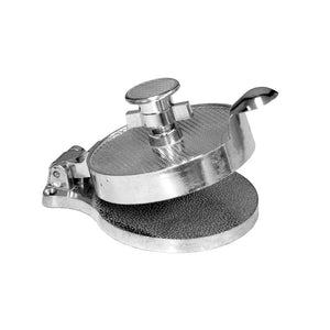Prensa para hamburguesa ajustable de aluminio 4 1/2"